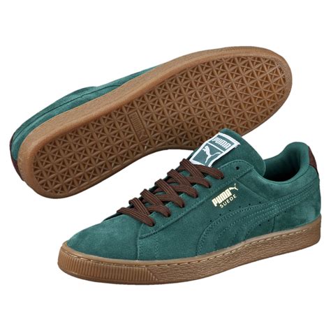 green casual shoes